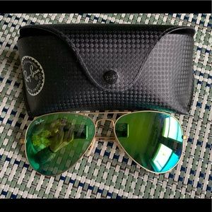 Ray-Ban Green Flash Aviators